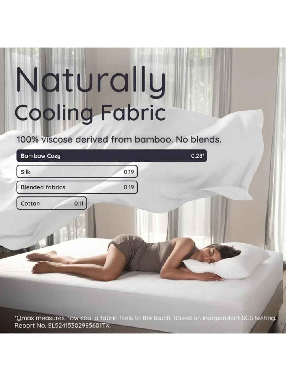 Cooling Bamboo Sheets King Size Set - 4PC Deep Pocket Luxury Bedding, Soft